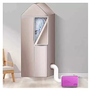Elektrische wasdroger, 800W Vent-less draagbare elektrische lucht kleding droogmachine Snelle droger Opvouwbare snelle kledingdroger Verwarming for thuis Slaapzaal Reizen (Color : Purple)