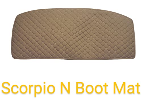 Image of SSSales Scorpio N 2022 7D Prime Boot Mat Beige with Beige