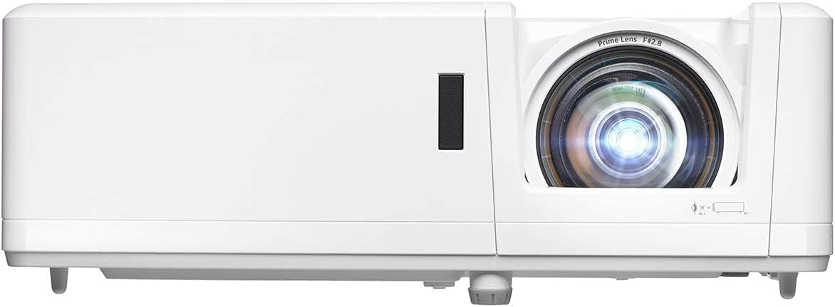 GT1090HDRx Short Throw Laser Home Theater Projector | 4K HDR Input | Reliable Lamp-Free Operation 30,000 hours | Bright 4,200 Lumens for Day and Night Viewing