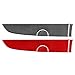 UYUYU RHD Car Carbon Fiber Co-Pilot Dashboard Panel Cover Decoration Sticker Accessories for Fiat 500 2012-2015(Black)