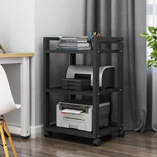 Support audio de lecteur tour et meuble multimédia avec roulettes - 7