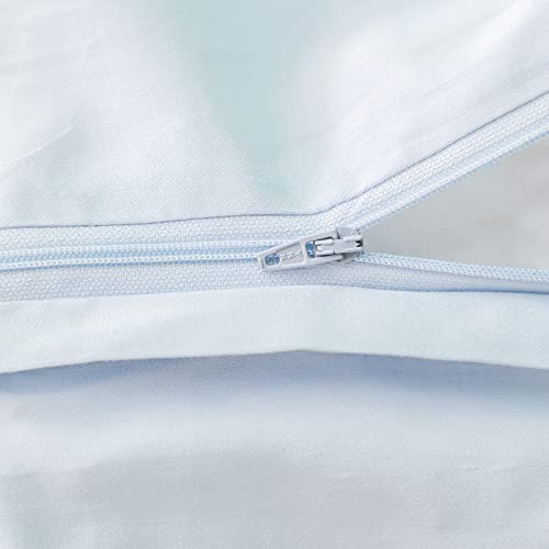 Simple&Opulence 100% Organic Cotton Duvet Cover For Kids Teens, 3 Pieces Soft Comforter Cover With Zipper Closure Cool Boy Girl Sea Sailboat Ocean Bedding Set - Whale, Twin #TOP5