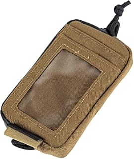 OneTigris Front Pocket Wallet with Waterproof Zippers, Small Coin Purse Change Pouch Nylon Minimalist Wallet for Men & Women