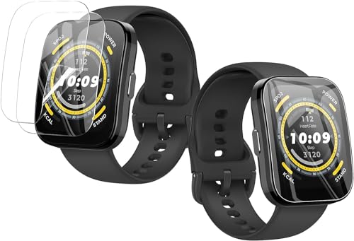 Gosento For Amazfit Bip5 Unity �t�B���� Amazfit Bip 5 Unity �S�ʕی�t�B���� ��K���X �����ߗ� �ϏՌ� �h�w�� ���� TPU�ی�t�B���� �C�A�[���S�ʕی�y2������z