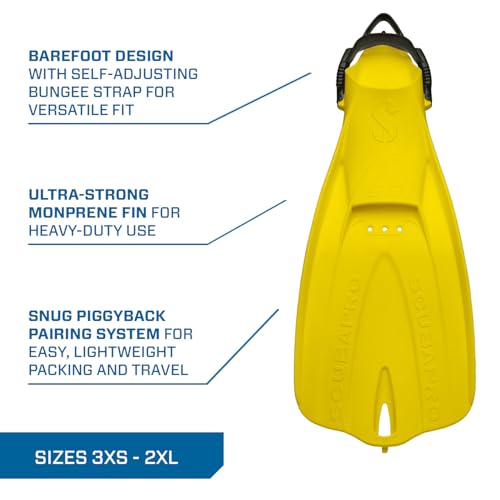 Scubapro Palme GO Travel Yellow - M/L