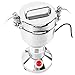 DasMarine 500g High Speed Electric Grain Mill Grinder - Commercial Stainless Steel Spice Grinder with 2500W Motor, 50-300 Mesh, 36000RPM - Ideal for Kitchen Herb, Spice, and Pepper Grinding (500g)