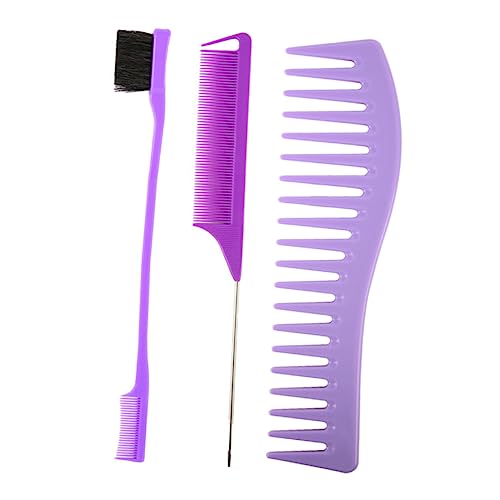 Ipetboom 2juegos Cepillos Cardar Pelo Peines De Peluquería Material Artesanía Alisa Cabello