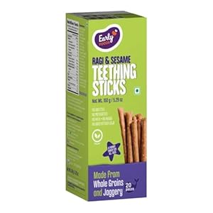 Early Foods – Ragi & Sesame Teething Sticks 150 GMS|Teethers for Kids|Food teether