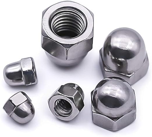 Dome Head Nut Zinc Plated | Crown Head Acorn Nut for Vehicle Tyres, Furniture, Home Improvement (M10, 25) (B0CGJ9YJ9S) Amazon Price History, Amazon Price Tracker