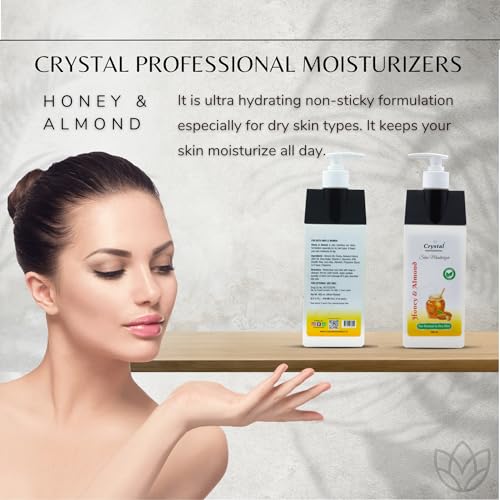 Image of Professional Honey & Almond Skin Moisturizer | Hydrating, Texture-Improving Cream for Men and Women | Non-Greasy Daily Skin Nourishment for All Skin Types (400ml)