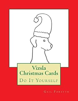Paperback Vizsla Christmas Cards: Do It Yourself Book