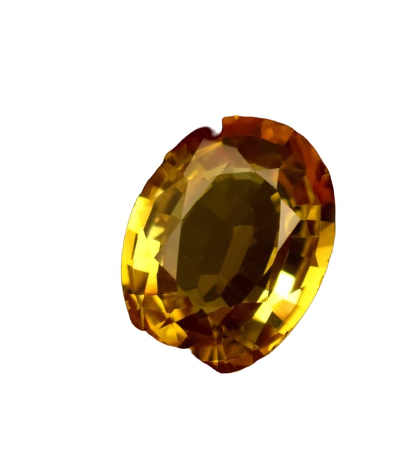 Saphir jaune naturel à facettes pour personnaliser vos colliers d'été