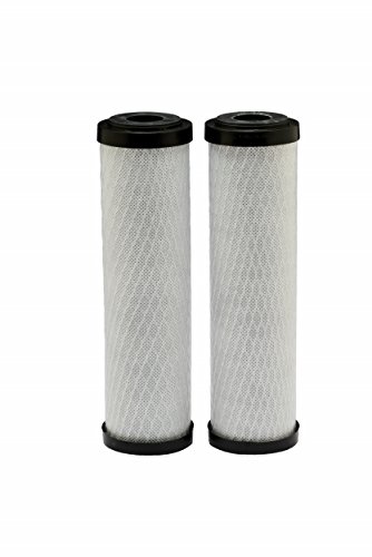 HDX HDX2CF4 Carbon Household Water Filters (2 pack): Reduces Chlorine Taste & Odor and Sediment - 5 Micron Water Filter