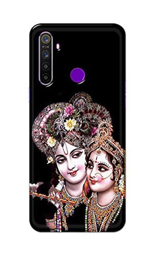 Image of PRINTFIDAA� Printed Hard Back Cover Case for Realme 5 | Realme 5s | Realme 5i | Realme Narzo 10 Back Cover (Radha Krishna) -2808