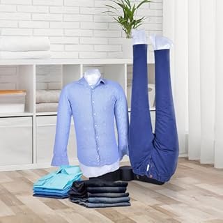 B.LIVING - Mannequin de séchage et repassage 2 en 1 chemise et pantalon Dry Magic 2.0, Blanc
