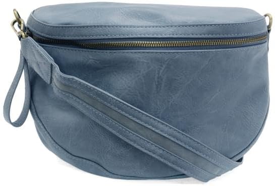 Joy Susan Women's Fashion Purse Laura Contrast Strap Sling Belt Bag