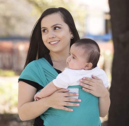 Beachfront Baby Wrap - Versatile Water & Warm Weather Baby Carrier | Made in USA with Safety Tested 
