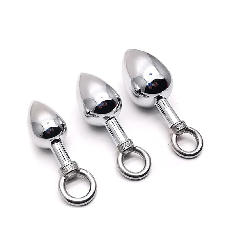 Plug anale Principianti Anello in metallo Plug anale Giocattoli del sesso Butt Plug Prostage Masturbatore Dildo Butt plug per adulti Giocattoli del sesso