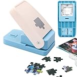 Puzzle Pieces Puch Machine for Decorating Scrapbooking and Craft Projects Mini Puzzle Maker DIY Jigsaw Puzzle Piece Cutter for DIY Crafting Personalized Jigsaw Puzzle Custom Pictures Photo Making Tool