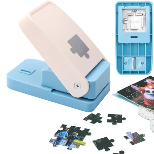 Puzzle Pieces Puching Machine for Decorating Scrapbooking and Craft...