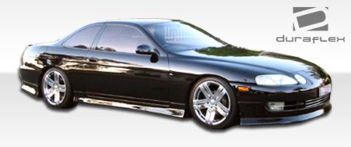 Extreme Dimensions Duraflex Replacement For 1992-2000 Lexus Sc Series Sc300 Sc400 V-Speed Side Skirts Rocker Panels - 2 Piece #TOP6