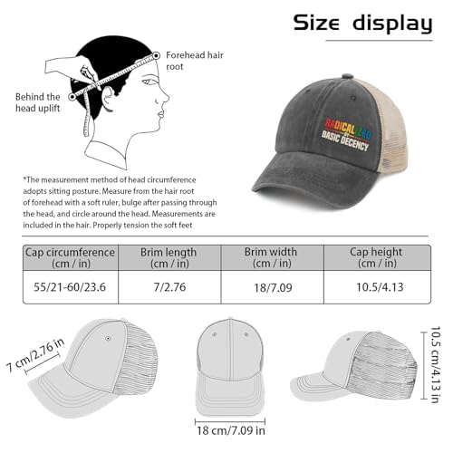 Radicalized by Basic Decency Sun Hats Cool caps for Men4