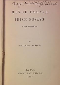 Hardcover Mixed Essays Irish Essays Book