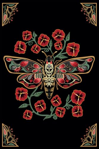 Gothic Death Head Moth Notebook