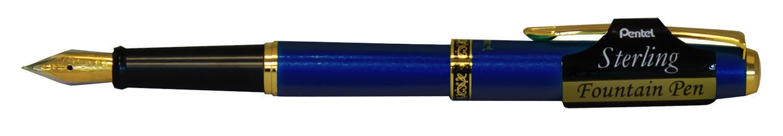Pentel Sterling Fountain Pen Sapphire - Fountain Pen for School