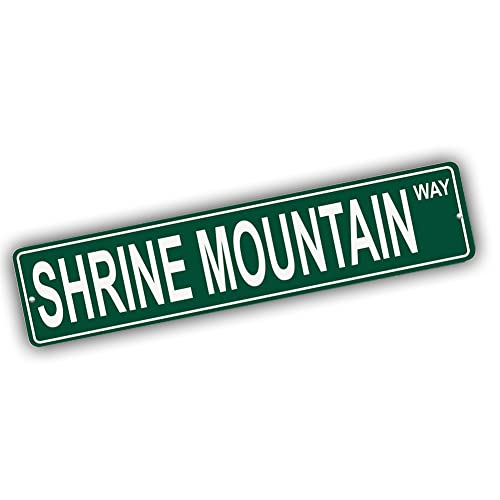 Brotherhood Aluminum Street Sign for Shrine Mountain - Colorado Wall Decor
