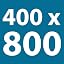 400 x 800 mm