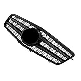 Liru ABS Front Bumper Grill Upper Grille Gloss Black For Mercedes Benz E-Class AMG W212 E350 E500 2009-2010 Car