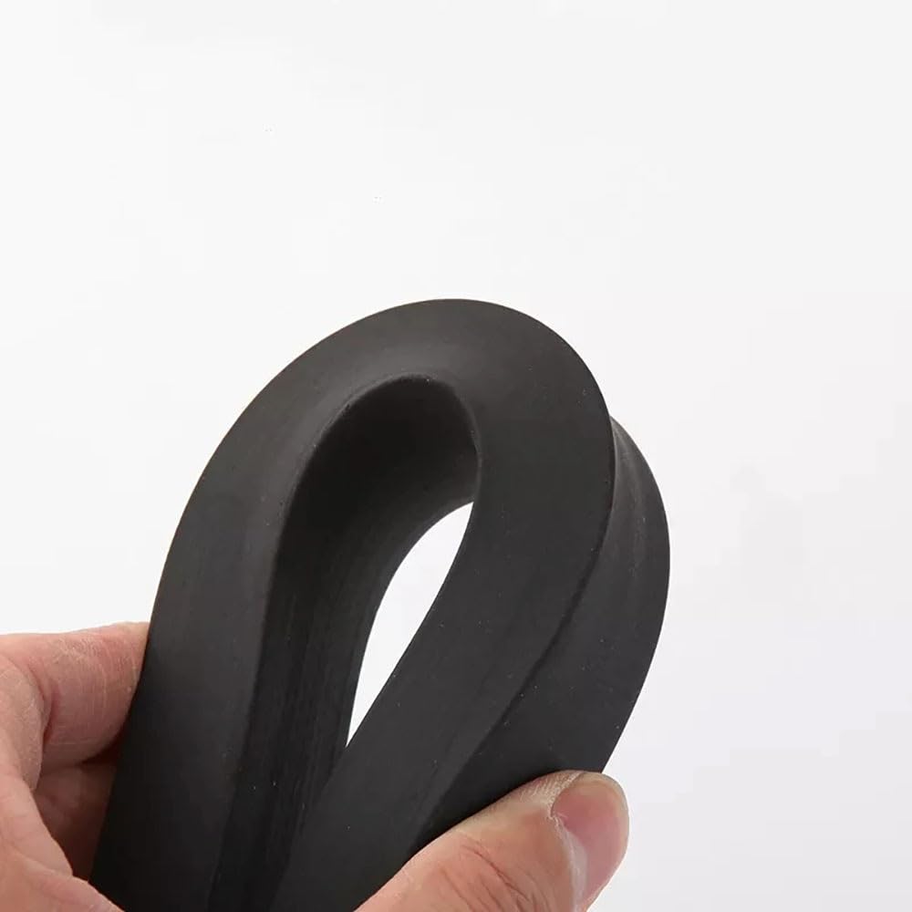 Guarnizione In Gomma for Porta Dell'armadio Da 5 M In Schiuma EPDM Nera | Schiuma a cellule chiuse, resistente compressione, -30 a 150°C, sigillatura quadri elettrici(20mmX12mm)