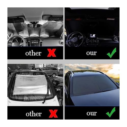 Isolant thermique sur mesure BMW E60 E90 E70 protection solaire haut de gamme - 6