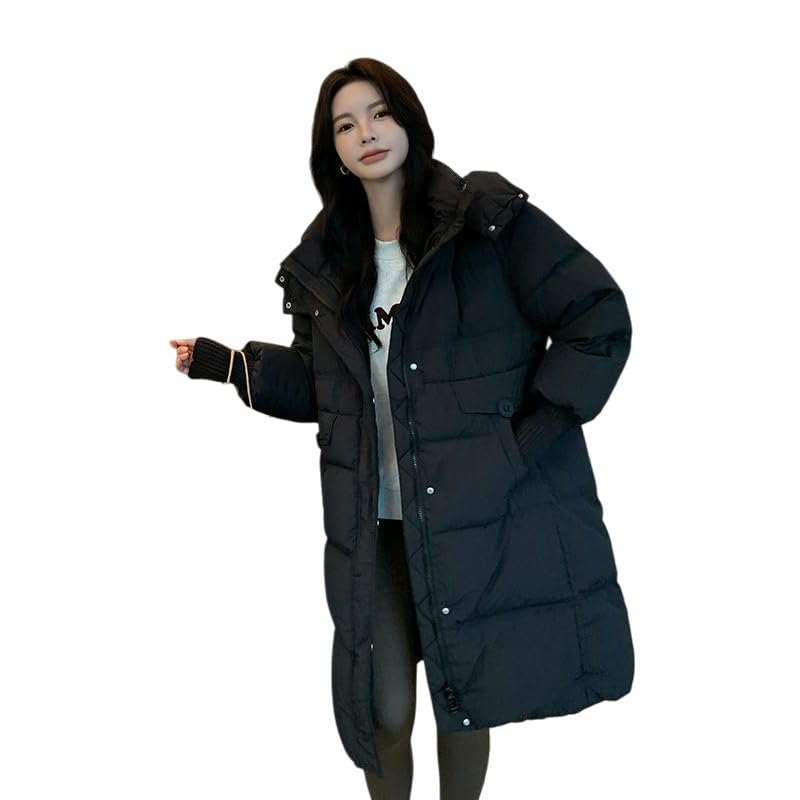 Veste d'hiver mi-longue pour le quotidien urbain et les sorties