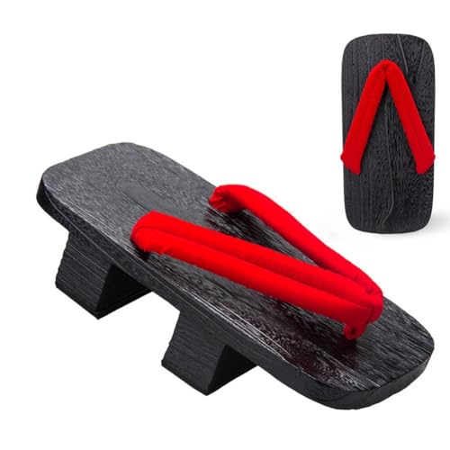 Zuecos geta de madera artesanal con diseño tradicional japonés 7