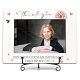 TIOFUNO Thank You Gift Picture Frame 4x6, Teacher Appreciation Gifts for Employee Boss Mentor Coworkers, Family Friends Graduation Photo Frame - A17-1