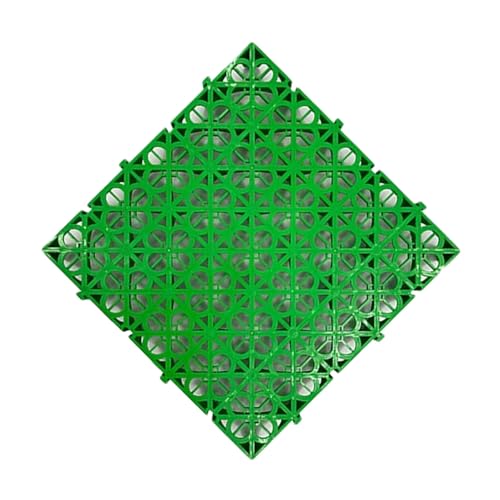 Alfombrillas de Drenaje modulares entrelazadas para Garaje - Baldosas de Suelo Resistentes de 4 Piezas para Lavado de Coches al Aire Libre, Antideslizantes, Capacidad de