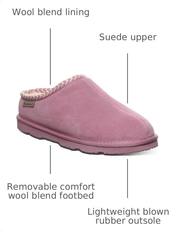 Image of BEARPAW Tabitha Women's Indoor & Outdoor Slippers | Comfortable & Lightweight Indoor & Outdoor Shoe for Women, Multiple Colors & Sizes