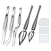 YXHZVON Chef Art Pencil Chef Decorazione Matita Cucchiaio da Cuoco, Strumenti di Disegno Culinario Set Pinze per Alimenti, Raschietti per Pasta Set di Placcatura in Plastica per Decorazione Culinaria