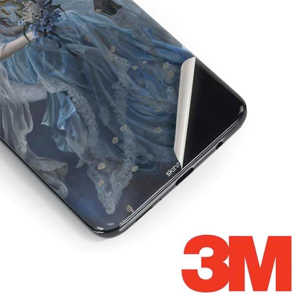 Skinit Decal Phone Skin Compatible with Samsung Galaxy S9 - Originally Designed Fairy with Black Cat Sitting on Moon by Nene Thomas Design