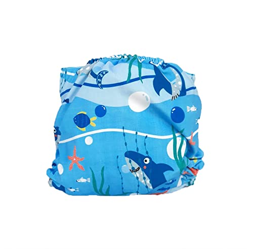 Fralda Ecológica Tubarão Dia e natação