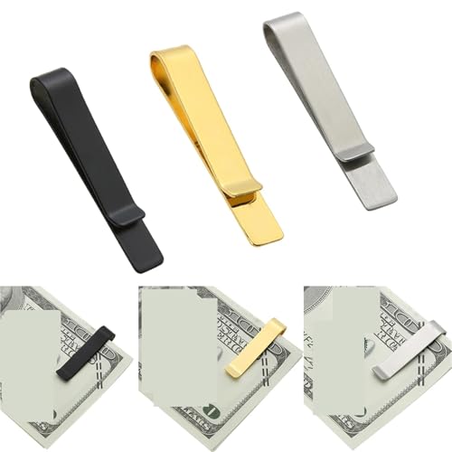 Money Clip for Men 15pcs Cash Clamp Holder Stainless Steel Credit Card Holder Minimalist Wallet for Cash Card2