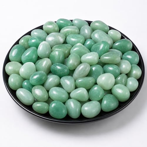 Image of Polished Aventurine Crystal Bulk - 0.5 inch Colorful Tumbled Stone Chips Rocks, 10 oz Crushed Sea Glass Vase Filler Small Stones for Healing, Reiki, Crafting, Home Decor