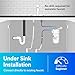 3M Aqua-Pure Under Sink Water Filter System AP200, Full Flow 1.75 Gallons per Minute, Flows Through Cold Water Side of Faucet, Reduces Sediment, Chlorine Taste and Odor
