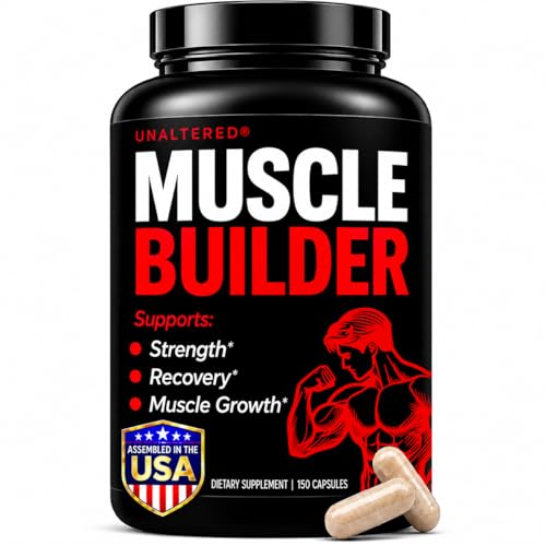 UNALTERED Anabolic Muscle Builder for Men - Growth, Size, Strength - Natural Muscle Building...