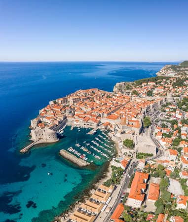 Tableau aluminium Dubrovnik 70x80 cm décoration marine salon