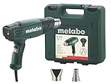 Metabo Heißluftgebläse HE 20-600 (602060500) Kunststoffkoffer, Luftmenge: 150 / 300 / 500 l/min, Anzahl Luftmengenstufen: 3 , Lufttemperatur: 50 - 600 °C