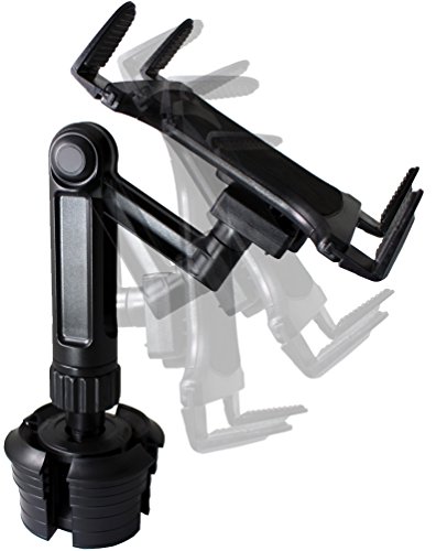 Chargercity Xtreme Tablet Drinks Beverage Cup Holder Mount W/10Inch Long Arm & 360º Swivel Adjust For All 7"-12" Screen Tablet Like Apple Ipad Pro Air Mini Samsung Galaxy Tab Surface Pro/Book #TOP4