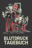  Blutdruck Tagebuch Vampire: Blutdruckpass / Blutdruck Logbuch zum Ausfüllen mit Platz für mehr als 2100 Messungen - Vorgedruckte Seiten zum Einfachen Dokumentieren wichtiger Daten